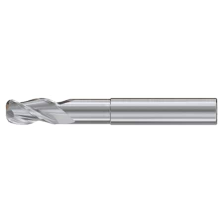 AluPower Hpc 3 Flute Corner RadiusWNeck 37° Helix Coated End Mill